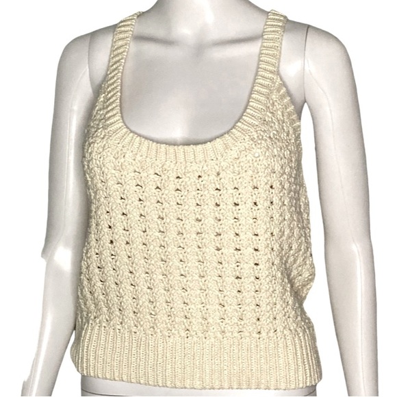 NWT A.L.C. Hadley Cream Sweater Tank - Sz L - Picture 3 of 9